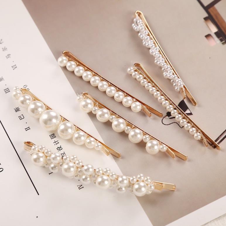 [Giá sỉ] Set 5 Kẹp Tóc Đính Hạt Xinh Xắn