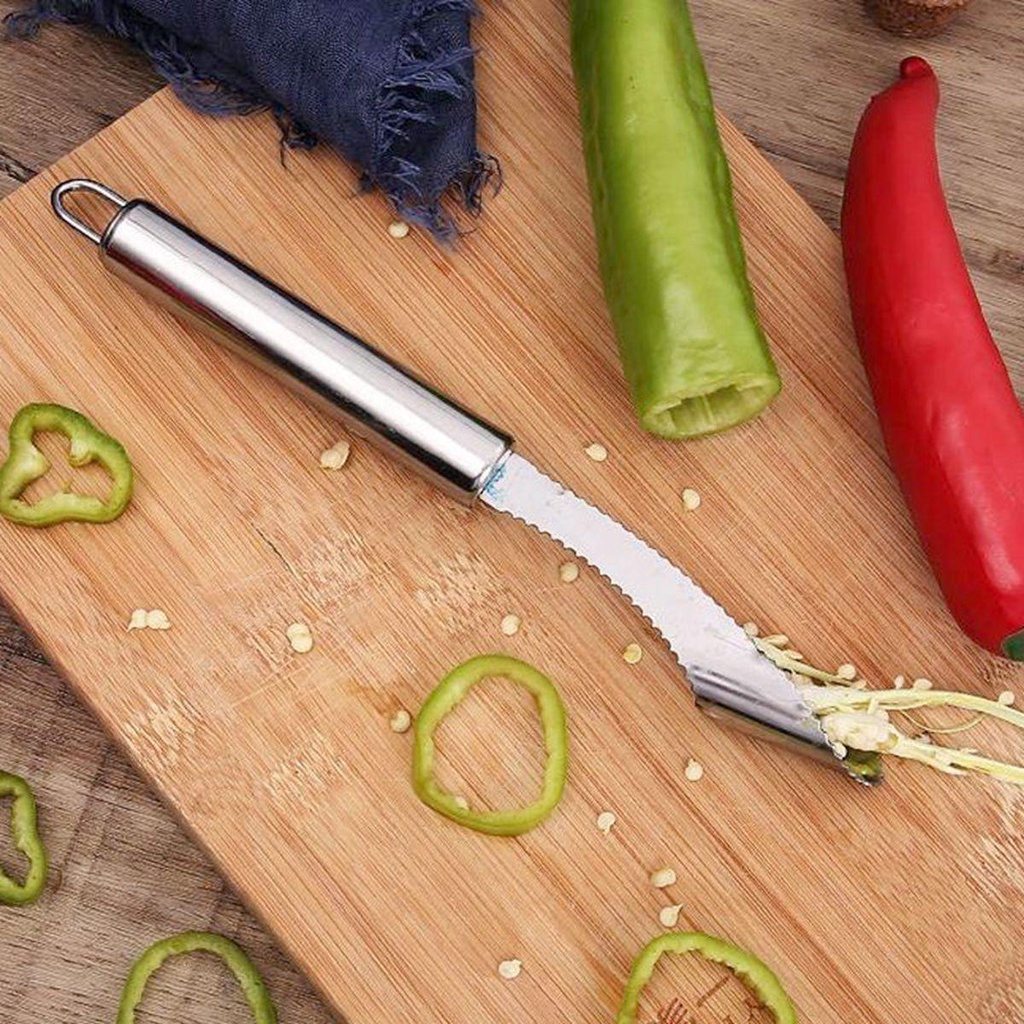 Dụng Cụ Lấy Lõi Ớt AUGUSTINA Bằng Thép Không Gỉ