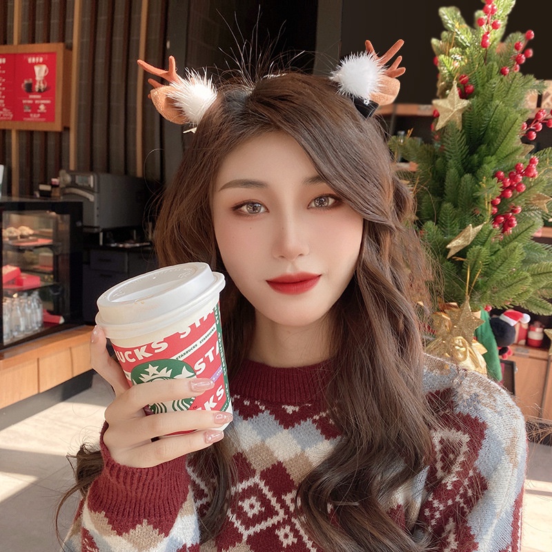 Kẹp Tóc Giáng Sinh, Noel Hình Cây Thông, Tuần Lộc,... Dễ Thương