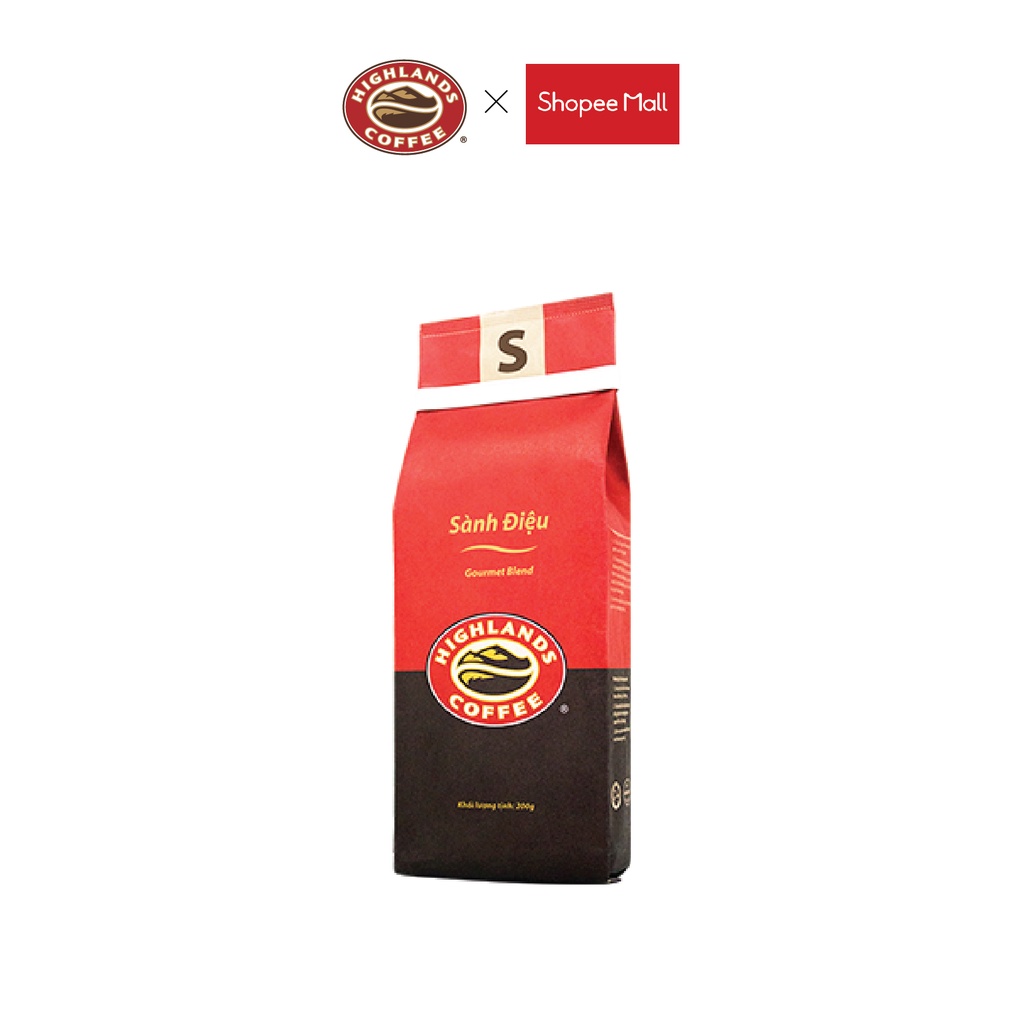 Cà Phê Rang Xay Sành Điệu Highlands Coffee 200g/gói