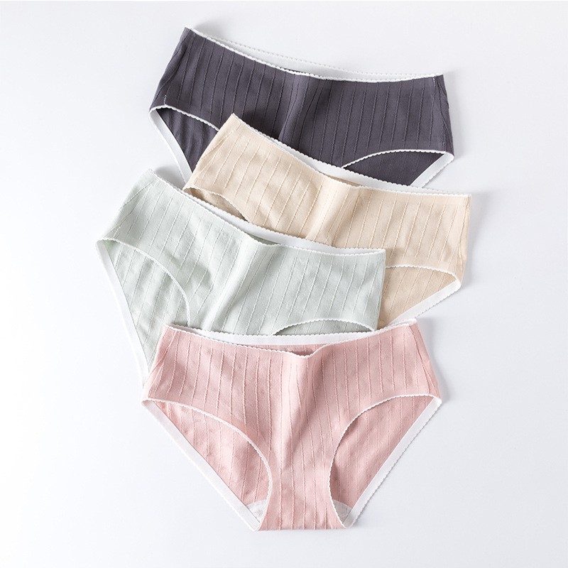 Mới 2020 Quần Lót Seamless Panties Nữ Đáy Viscose Bikini Thông Hơi Thắt Lưng Thun Cao Cấp ZK QA863 - Nội Địa Trung Nam