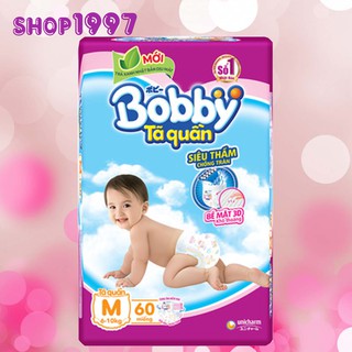 tã Quần Bobby Size M60 Mẫu Mới 2018 ( Trà Xanh Nhật Bản )