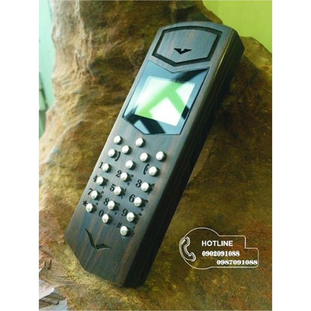 Điện Thoại 1202 Vỏ Gỗ Nguyên Khối