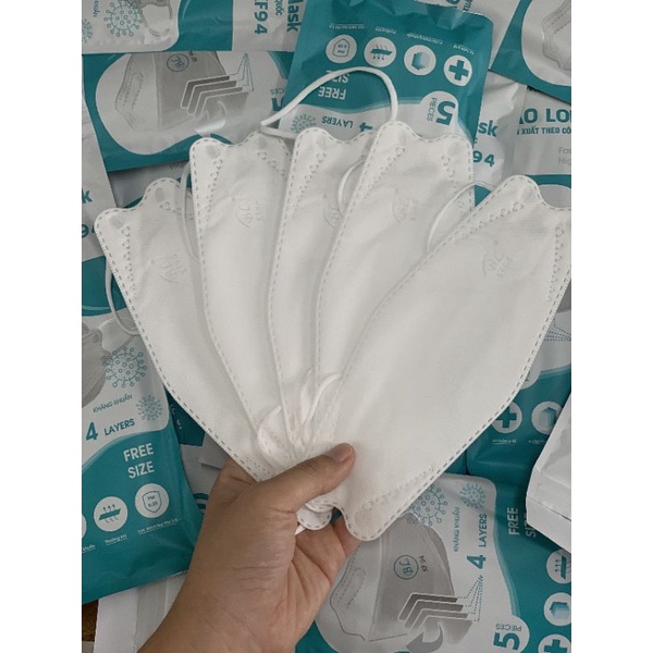 [1 thùng 300 cái)( 30 túi)]Khẩu Trang 4D DP Mask Chuẩn Hàn Quốc (quangdongdogiadung)