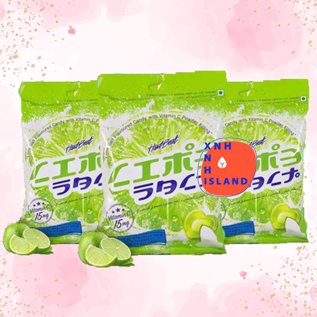Kẹo Chanh Muối Hartbeat Lime Salt Candy Nội Địa Thái Lan - 100g