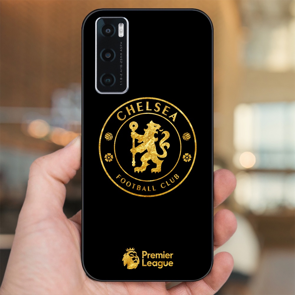 Ốp lưng Vivo V20 SE viền đen in hình Chelsea FC