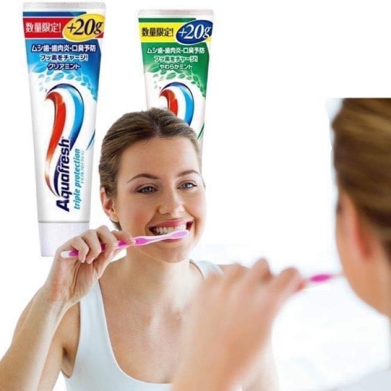 Kem đánh răng Aquafresh Nhật