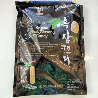Kẹo hắc sâm daedong hàn quốc bịch 250g- kẹo sâm hàn quốc - hắc sâm