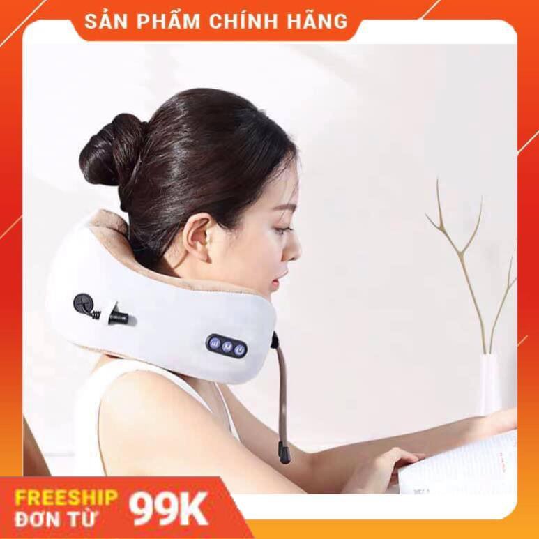 Gối massage cổ gáy đa năng hình chữ U | Gối kê cổ mát xa cao cấp