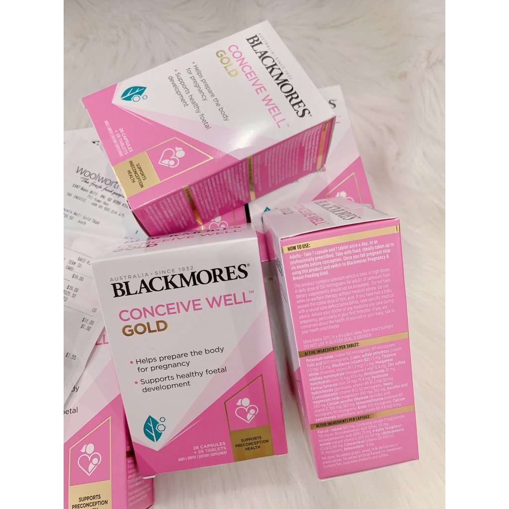 Bổ trứng Úc Conceive Well Gold 56 viên