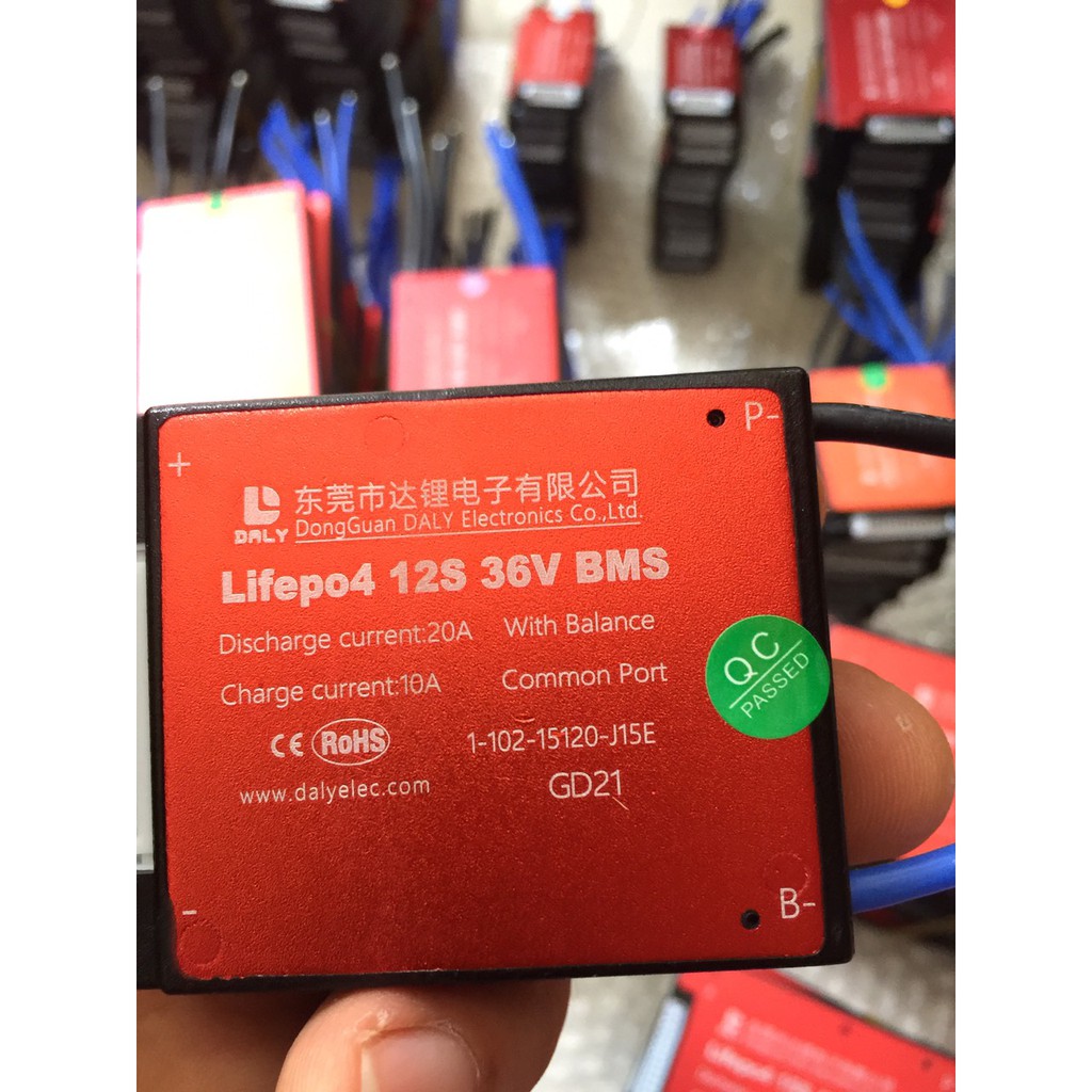 Mạch bảo vệ pin xe điện lithium BMS lifePO4 12S 36V 20A 30A