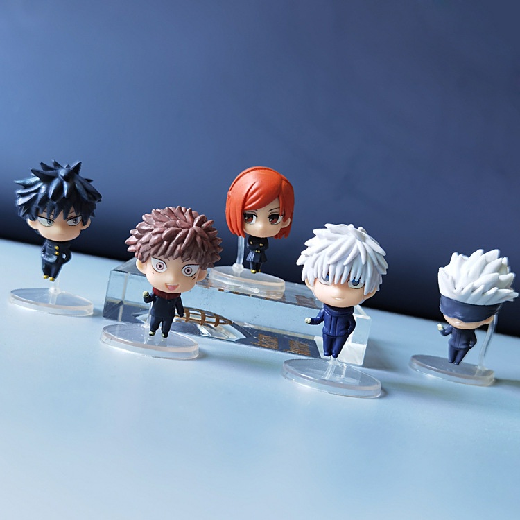 Set 5 Mô Hình Đồ Chơi Nhân Vật Trong Phim Hoạt Hình &quot;Jujutsu Kaisen&quot;