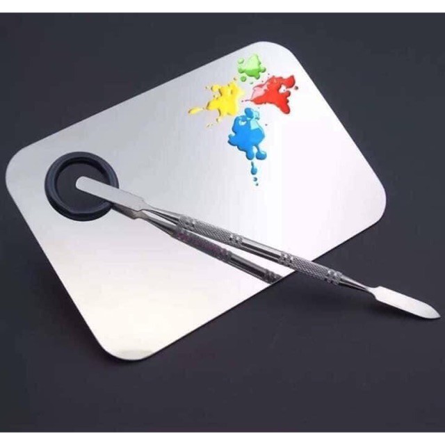 Khay pha nền, trộn nền inox