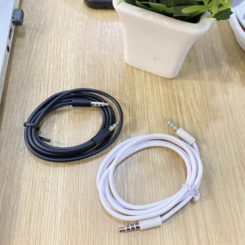 Dây 3.5mm 2 đầu truyền âm thanh và tín hiệu micro chất lượng cao