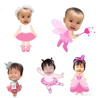 Chibi cho bé tặng kèm bảng tên từ 5 chibi
