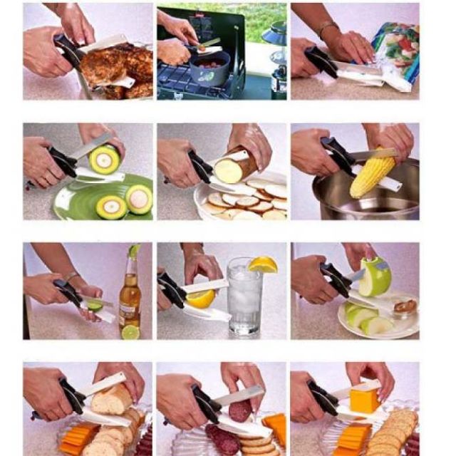 HCM - Kéo Thông Minh Thay Thế Dao Thớt Tiện Dụng