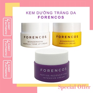 Kem Dưỡng Trắng Da Ngày Đêm Forencos Wonderwerk Marula Tone Up Cream Mini 10ml