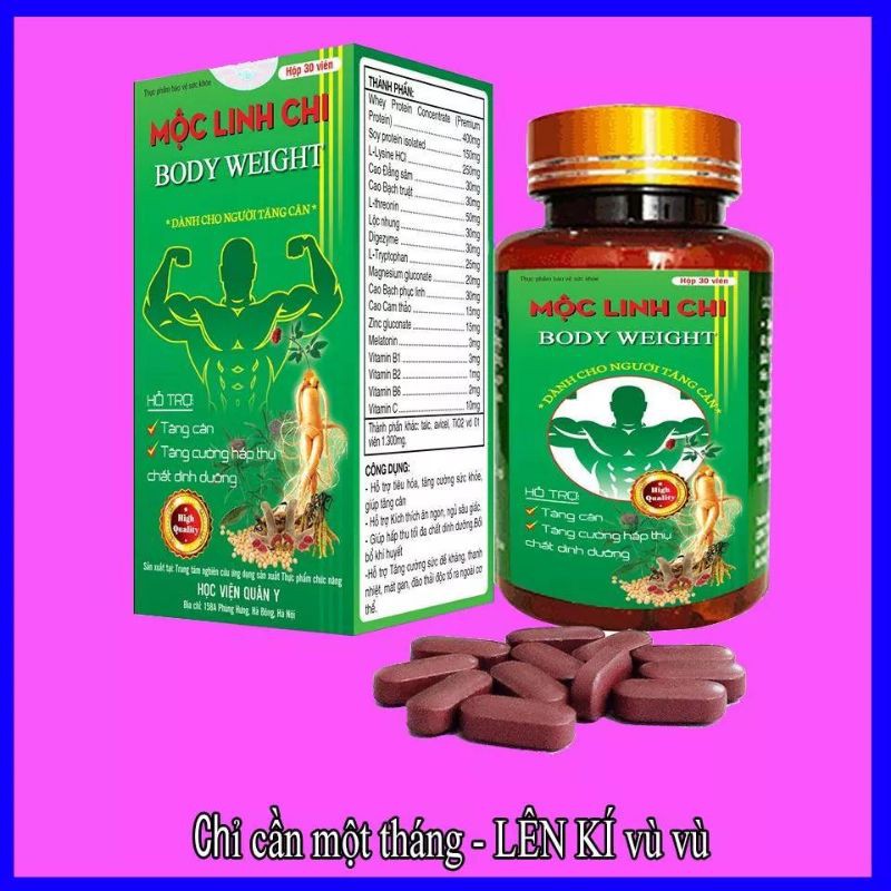 tăng cân mộc linh chi hvqy