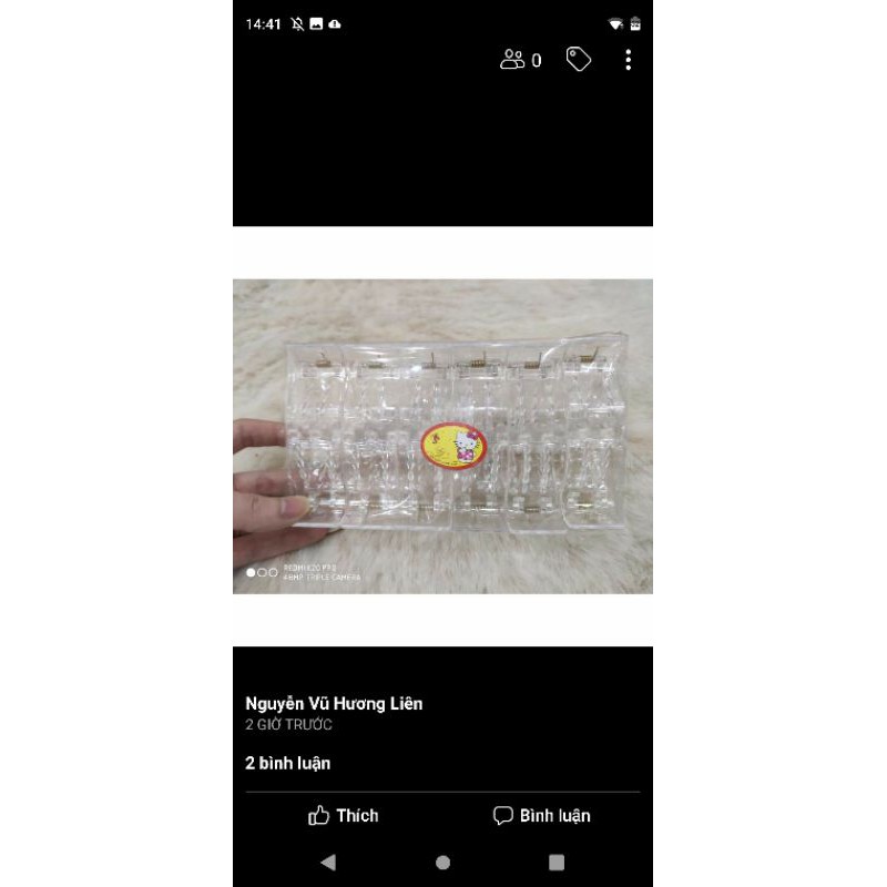 set 12c kẹp càng cua 5 răng 3 răng