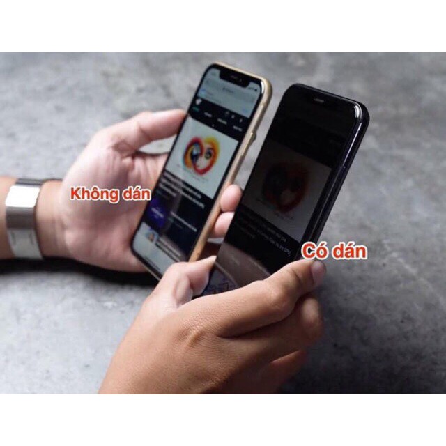 Kính Cường Lực Chống Nhìn Trộm Full Màn Dành Cho IPHONE - Chống Vây Tay -Cường Lực Chống Nhìn Trộm IPHONE Hàng Không Hộp | BigBuy360 - bigbuy360.vn
