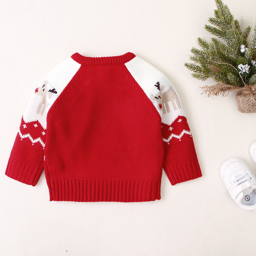 Áo khoác sweater phong cách giáng sinh cho bé