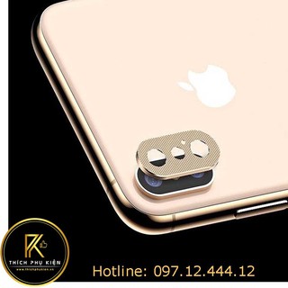 Ốp Nhôm Bảo Vệ Camera iPhone 7 Plus/ iPhone 8 Plus/ iPhone Xs Max