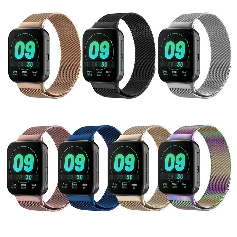 Dây Đeo Inox Milan Cho Đồng Hồ Thông Minh Oppo Watch 1 Band 41mm 46mm/Oppo 2 42mm