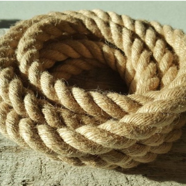 Dây thừng 30mm, dây thừng trang trí, dây đay phi 30, làm xích đu, decor, kéo co, handmade