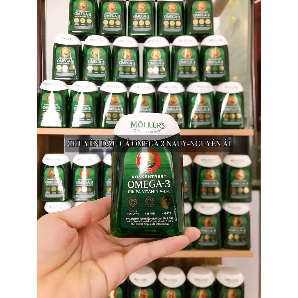 Dầu Cá Omega3 Moller Nội Địa Nauy-Hộp 112/Viên | Thế Giới Skin Care