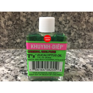 {Chính hãng - Ảnh thật} Dầu khuynh Diệp Mỹ BST’s Eucalyptus Oil 30ml