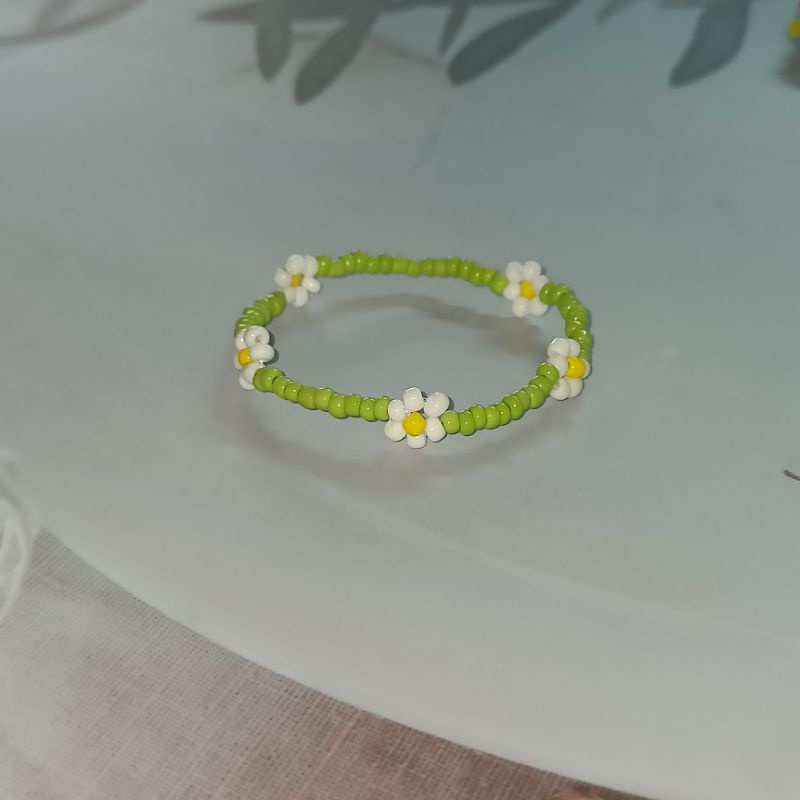 Vòng tay hạt cườm Inspired Rosé Blackpink | Vòng tay cheap moment Idol Kpop hoa cúc