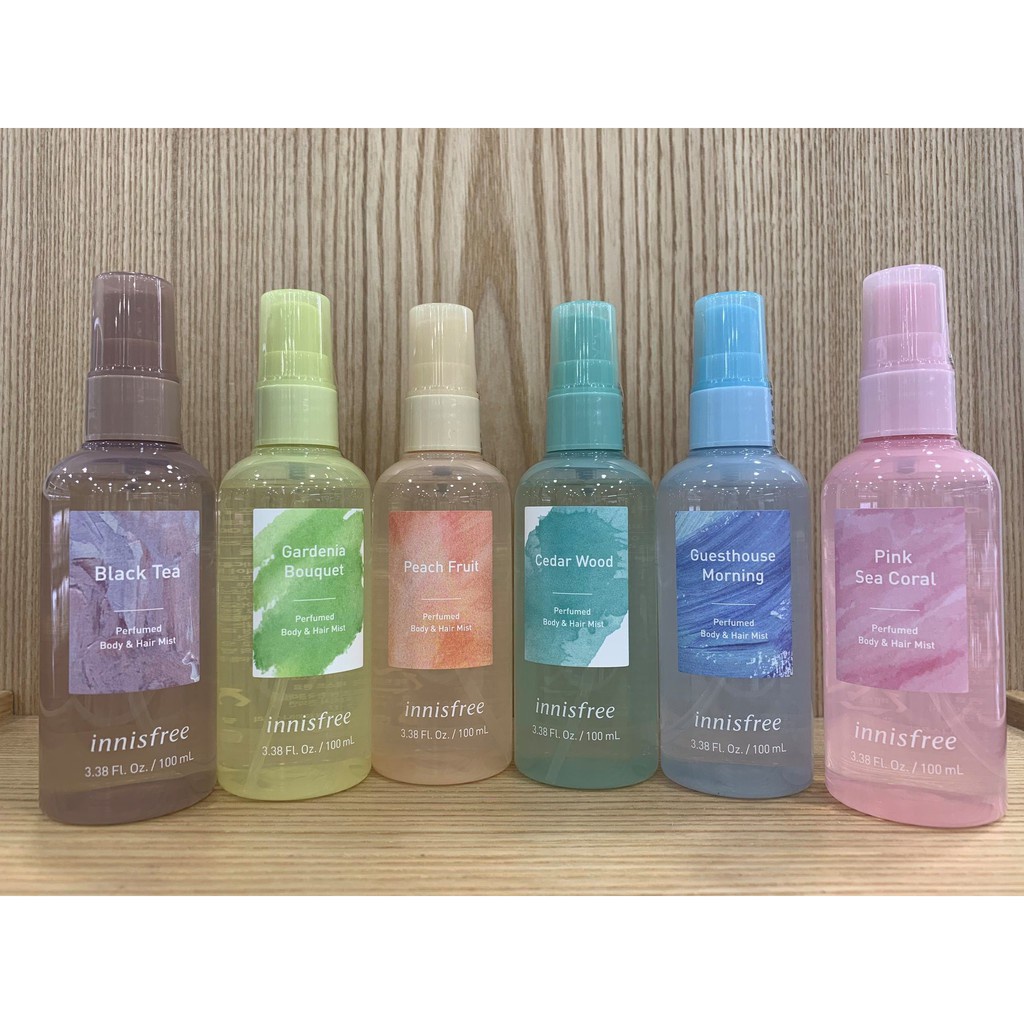 Xịt Thơm Toàn Thân & Tóc Innisfree Perfumed Body & Hair Mist 100ml
