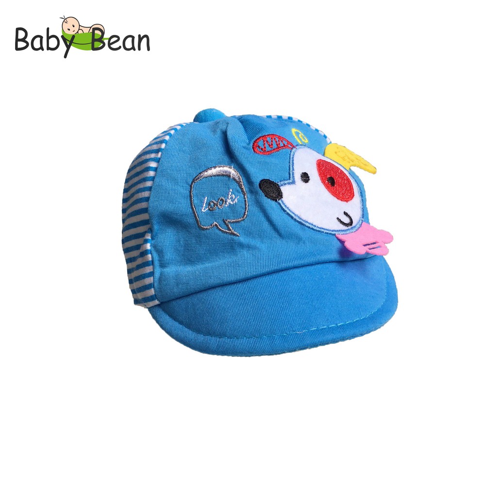 [Mã FARSBR152 giảm 15% đơn 99K] Mũ Vải Cotton Lưỡi Trai Mềm Bo Thun Bé Sơ Sinh Trai BabyBean (3-6 tháng)