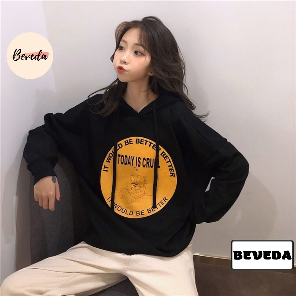 Áo Hoodie Cotton Unisex In Hình Cá Tính