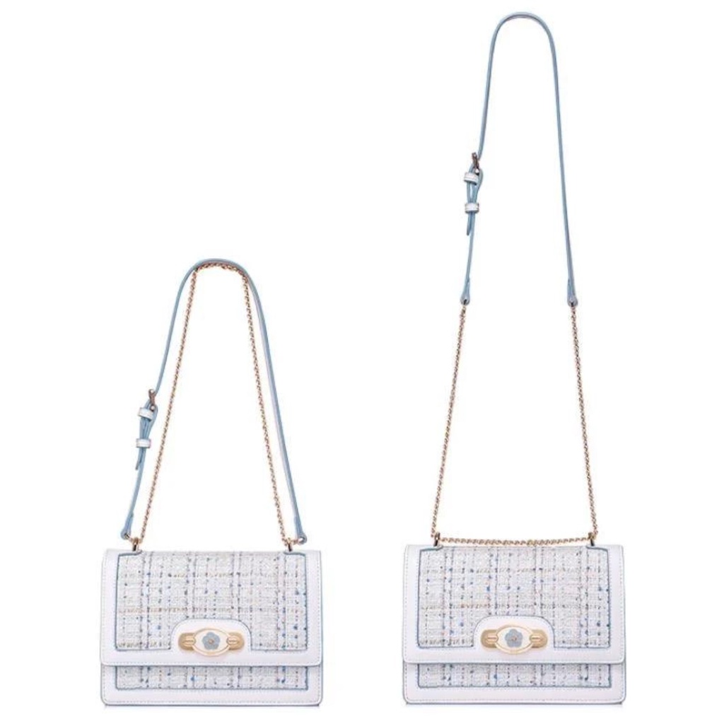 Túi Đeo Chéo Nữ Thời Trang Nucelle Khóa Charm Hoa ViAnh Store 1171652