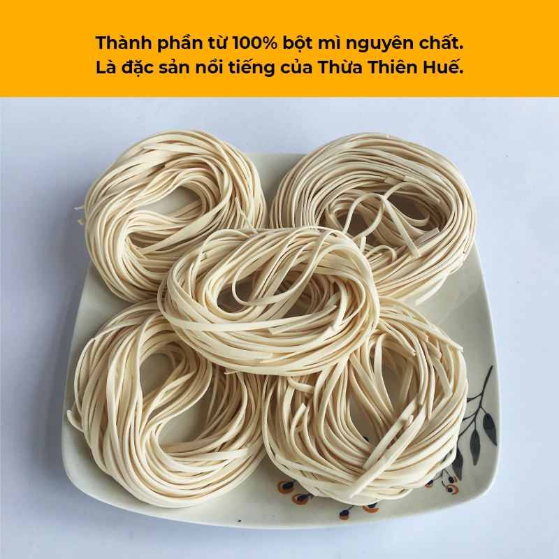 Bột mì lát khô đặc sản Huế làm quà đa dụng, thực phẩm chay chế biến sẵn ăn liền
