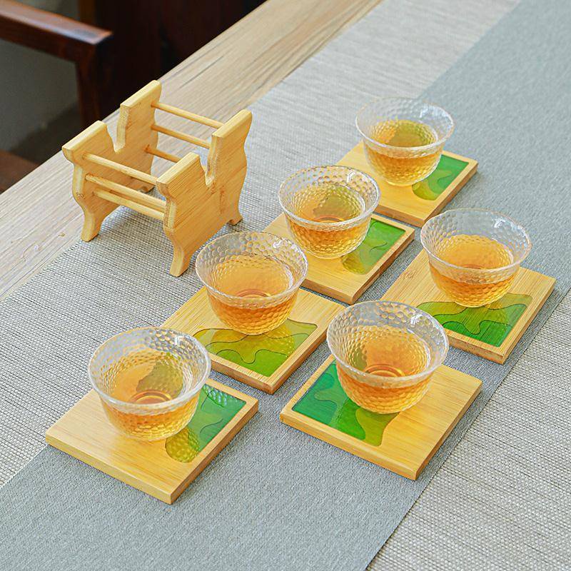 Tre Shanchuan Tea Master Cup Đệm Trà Cup Pad Tao Kung Fu Tea Cup Tour Trà Sáng tạo Trà cài đặt Zen cách nhiệt