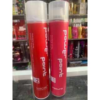 Gôm xịt tạo kiểu giữ nếp tóc Power Point Shangjing 350ml