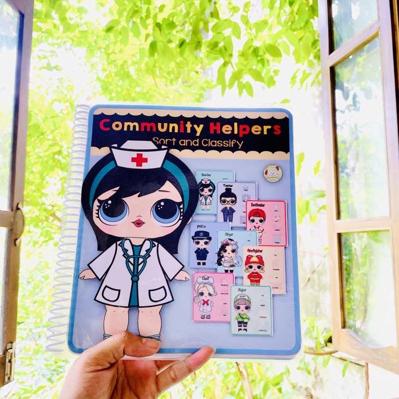 -Lol nghề nghiệp, bóc dán thay trang phục búp bê, sản phẩm tri ân khách hàng