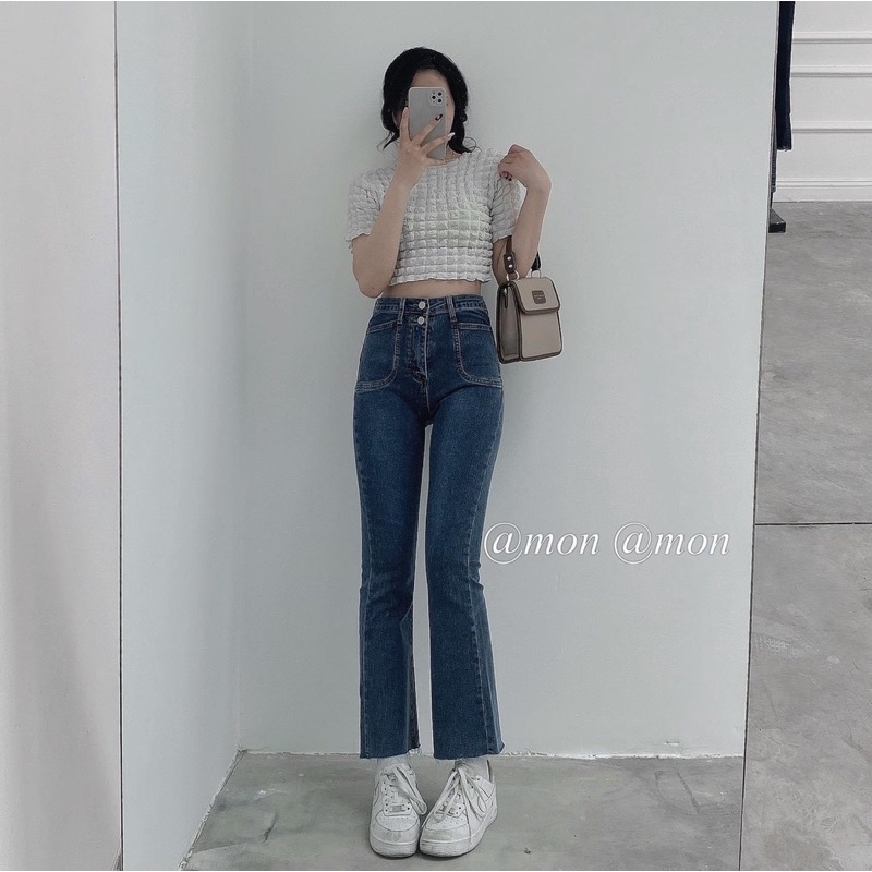 ÁO CROPTOP XỐP CUỐN BIÊN