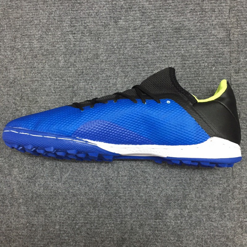 Giày đá bóng X18 xanh pha nhân tạo