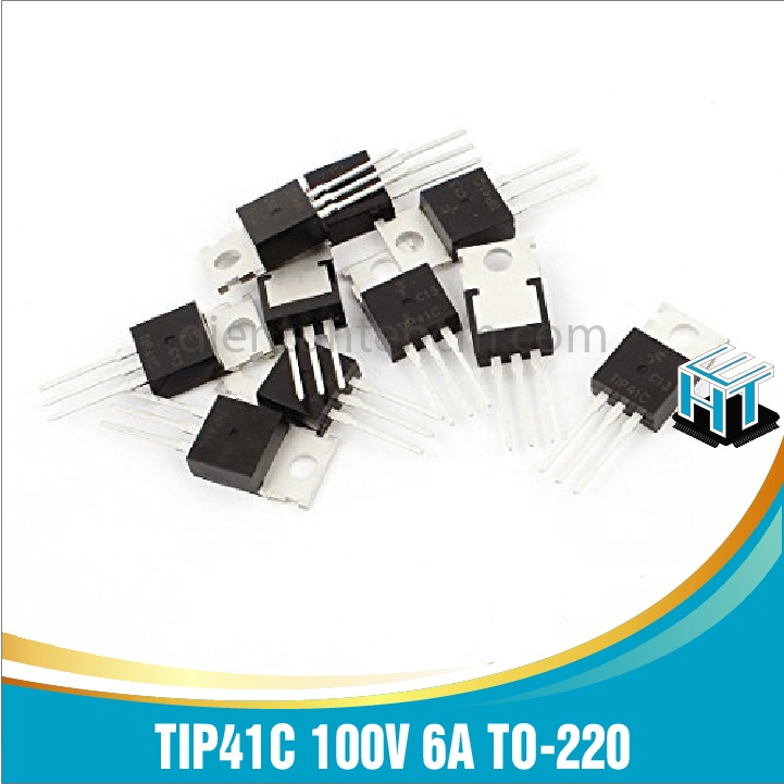 Combo 4 con Transistor công suất NPN TIP41C 100V 6A TO-220