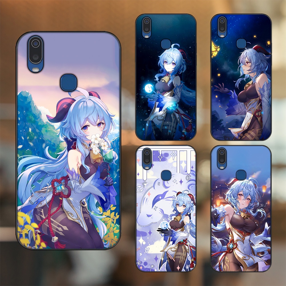 Ốp lưng Vivo Y11 viền đen in hình Ganyu Genshin Impact