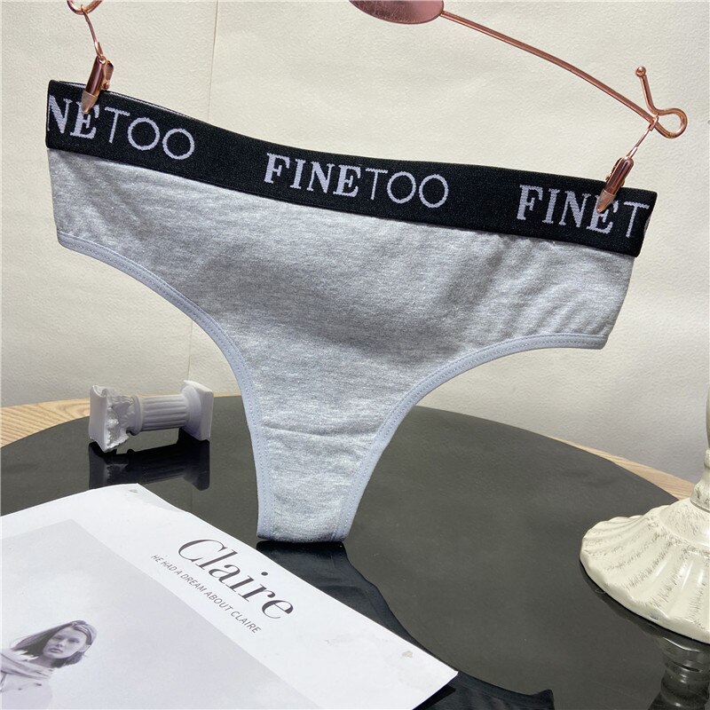 Quần lót nữ lọt khe TAKETALK vải cotton lưng chữ T gợi cảm thời trang