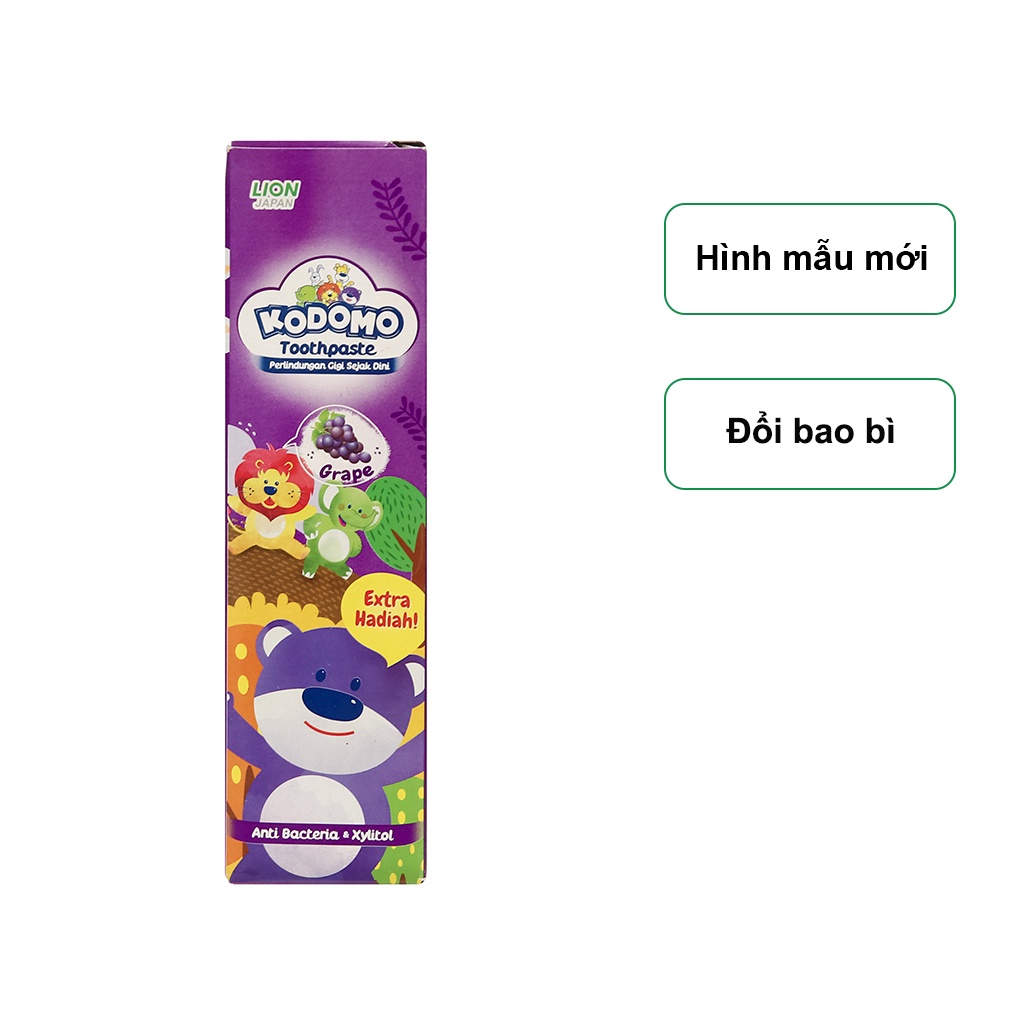 Kem đánh răng trẻ em Komodo 45gr hàng nội địa Thái