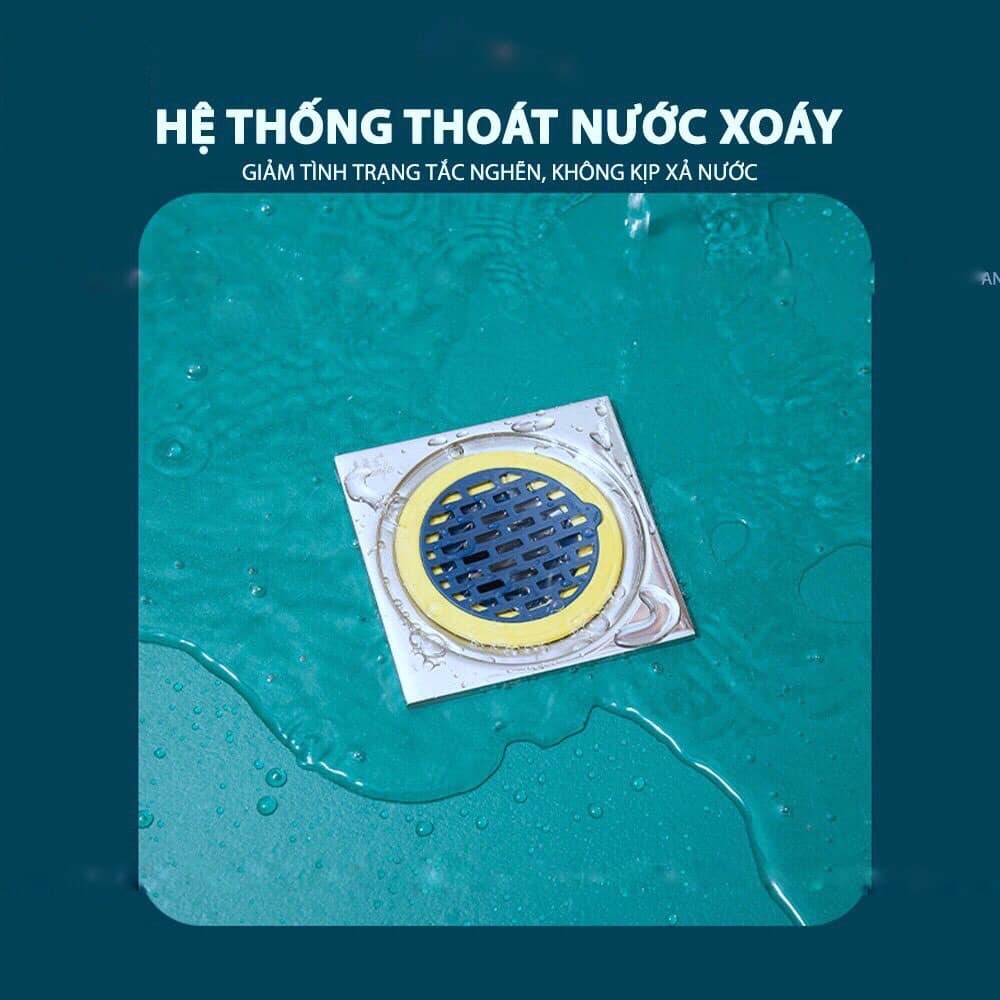 Phễu Thoát Sàn Chống Mùi Hôi Chống Trào Ngược Ngăn Chặn Côn Trùng Lỗ Thoát Nước trong Nhà Tắm Vệ Sinh