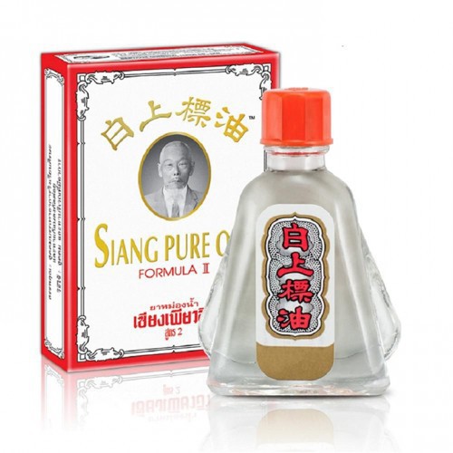 Dầu Trắng Siang Pure Oil (NHÃN VÀNG) Thái Lan CHAI 3CC