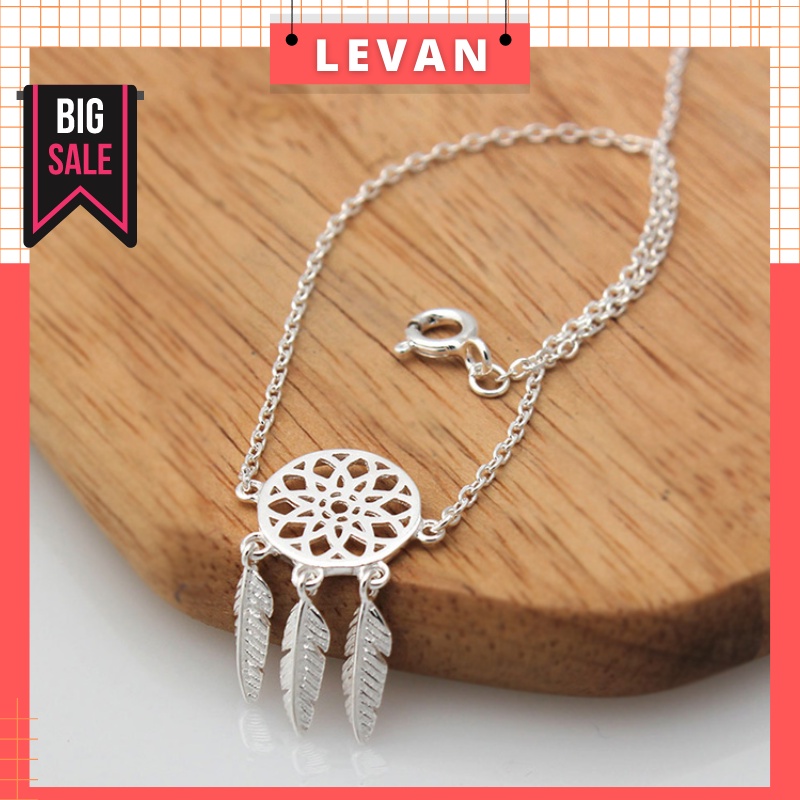 Vòng Tay Nữ - Trang Sức Bạc Mặt Dream Catcher - BAC19.0004W
