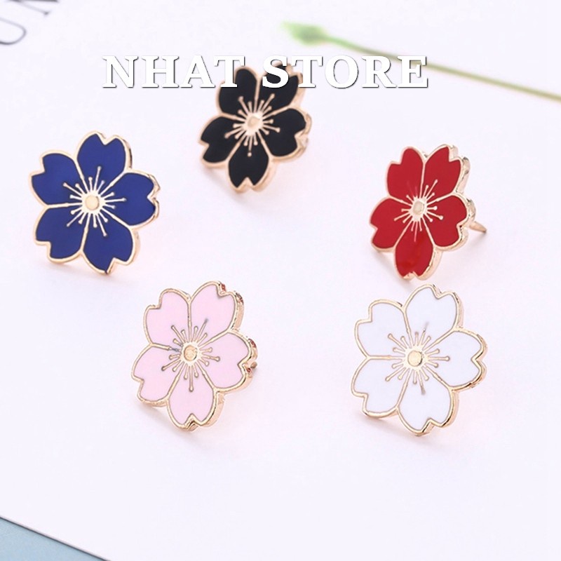 Cài áo, ghim cài áo hoa anh đào Nhat Store