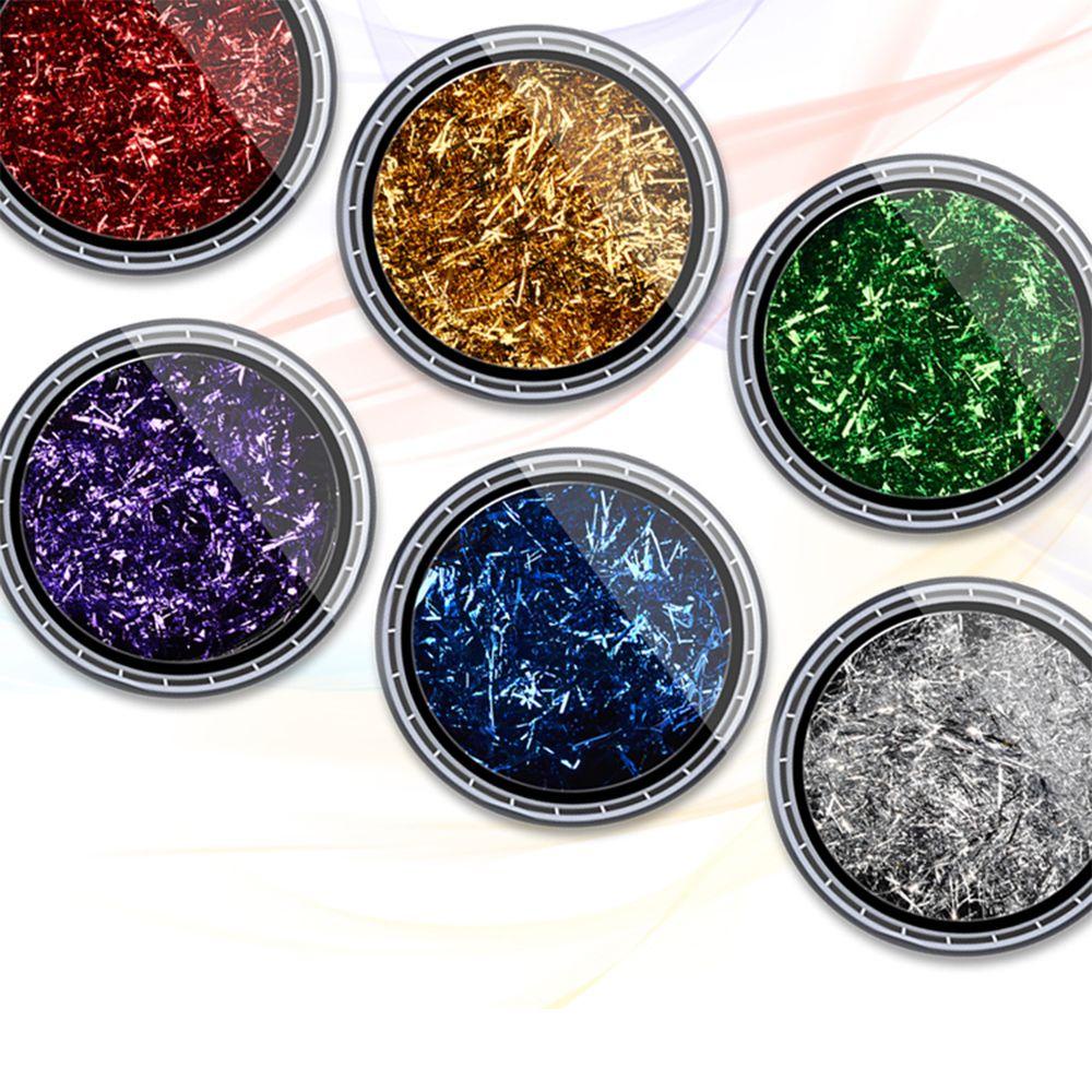 1 Hộp Kim Tuyến Lấp Lánh Trang Trí Móng Tay|Bột Kim Tuyến Tráng Gương Trang Trí Móng Tay